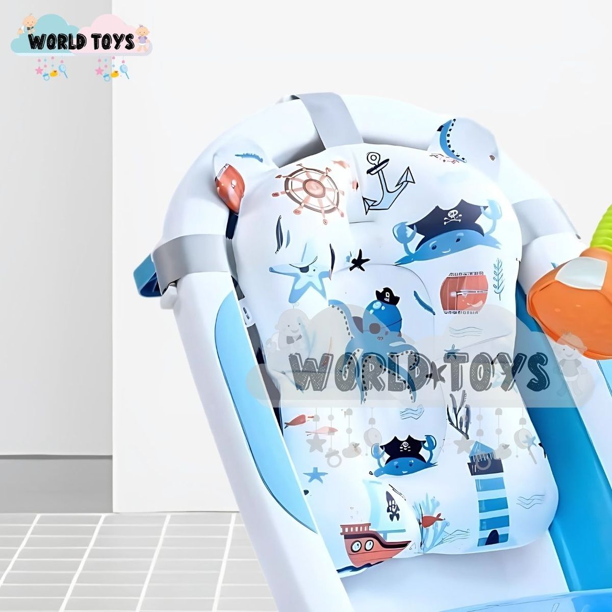 BABY - Bañera Plegable «MEMO» Blue