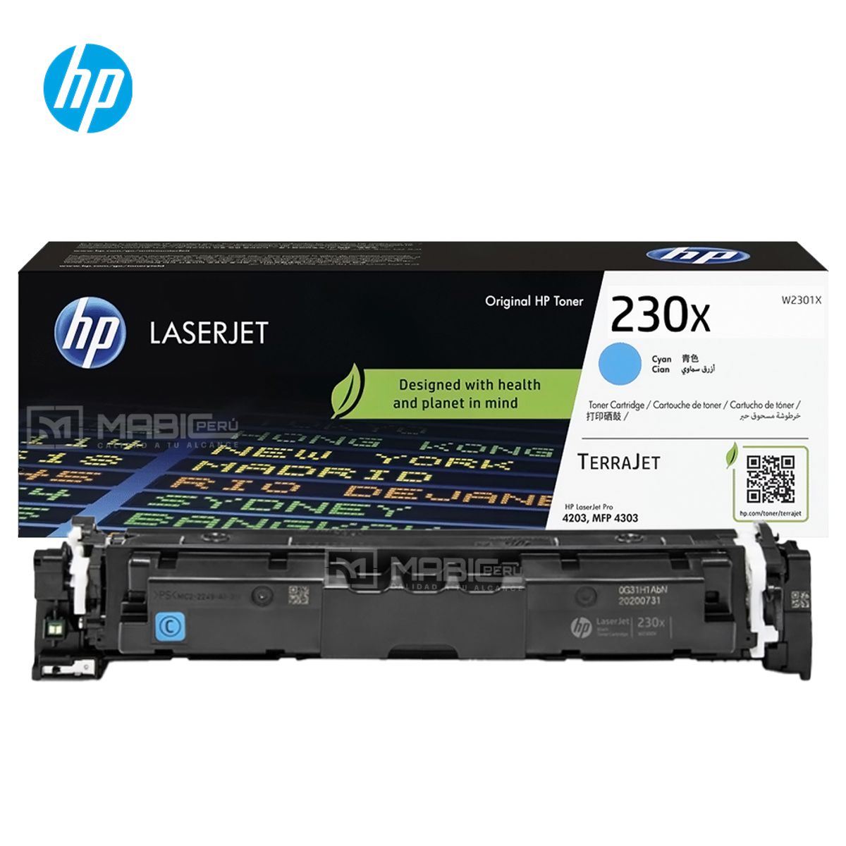HP - TONER HP 230X CIAN W2301X LJ 4203 MFP 4303 ORIGINAL