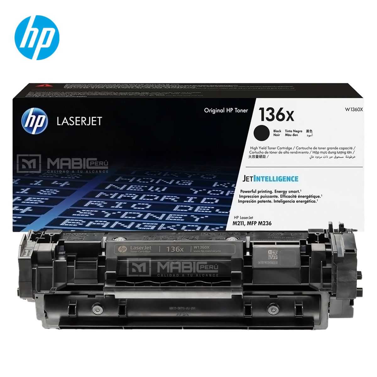 HP - TONER HP 136X NEGRO W1360X LJ M211 Mfp M236 M209 ORIGINAL
