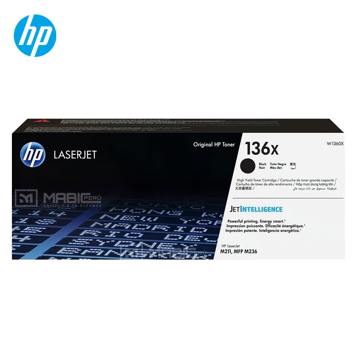 HP - TONER HP 136X NEGRO W1360X LJ M211 Mfp M236 M209 ORIGINAL