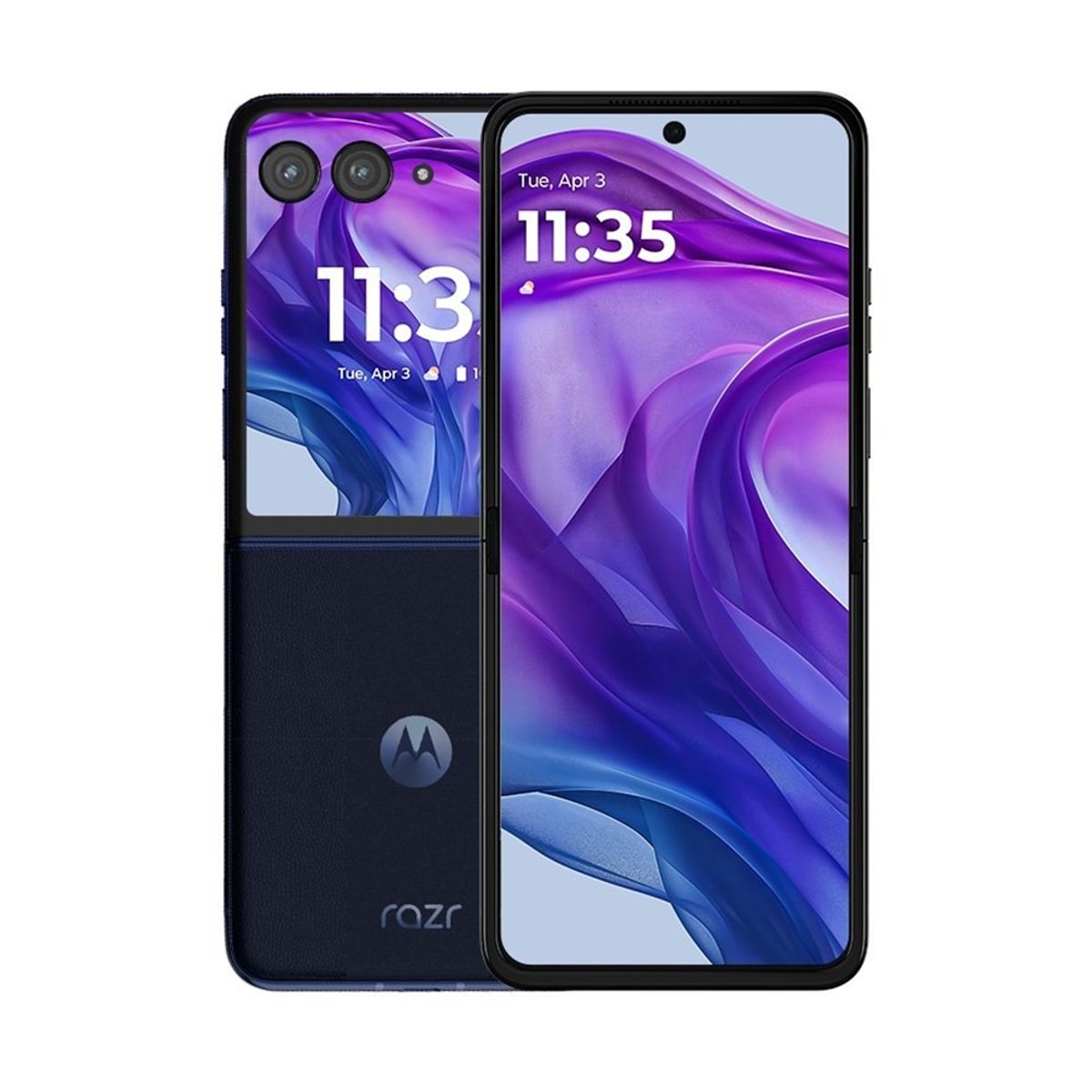 MOTOROLA - Motorola Razr 50 ULTRA + MOTO BUDS PLUS 512GB 12GB Azul Medianoche