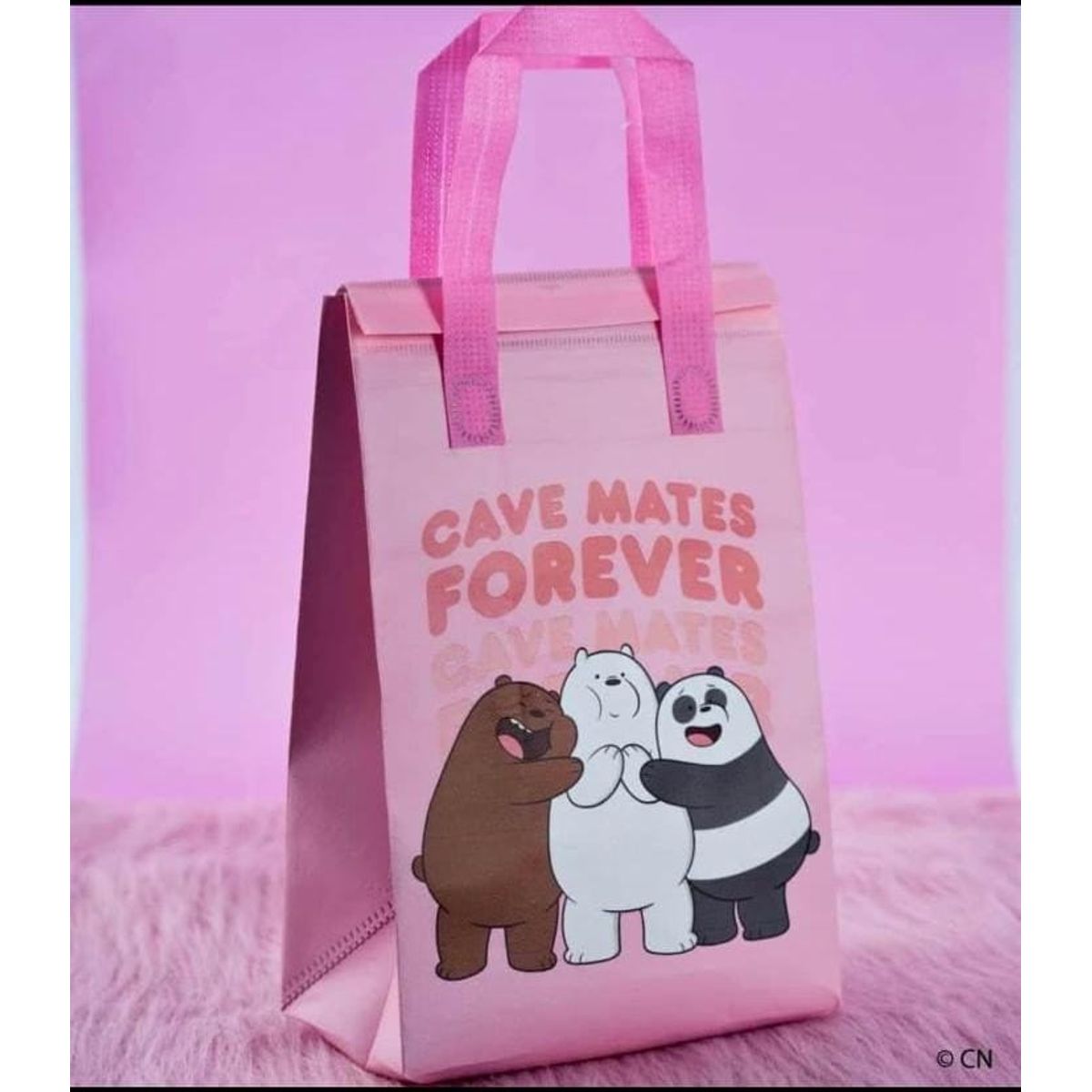 GENERICO - PACK POR 3 LONCHERA TÉRMICA DE DIBUJOS MANTIENE FRÍO Y CALIENTE