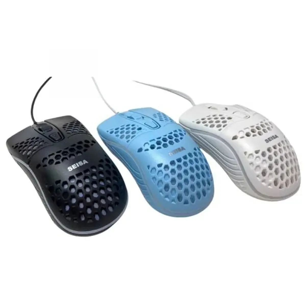 SEISA - Mouse Seisa DN-N702 Rgb - Comodidad y Estilo para Tu Oficina