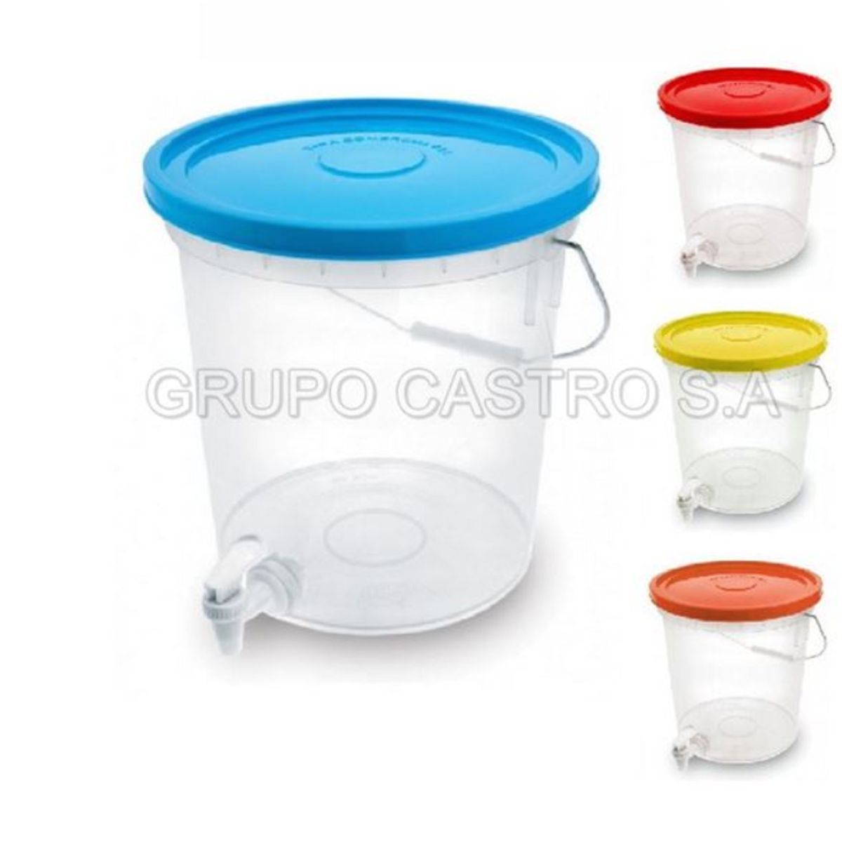 GENERICO - Balde Transparente con Caño