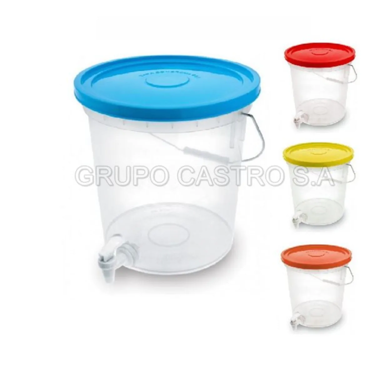 GENERICO - Balde Transparente con Caño