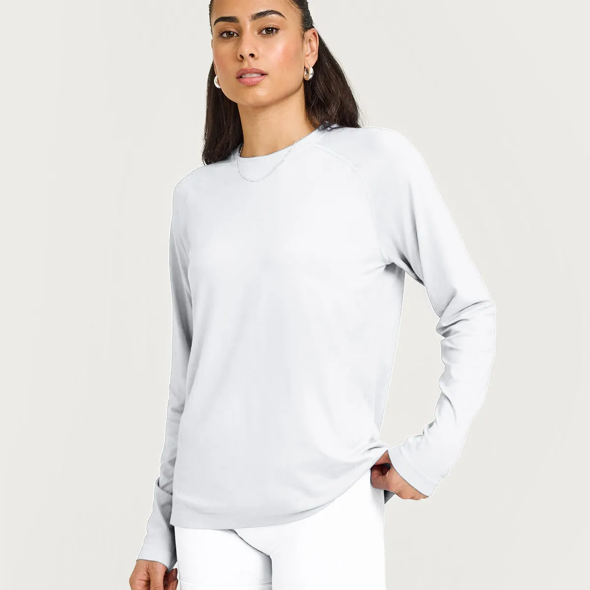 GENERICO - POLO DEPORTIVO MANGA LARGA MUJER DE LYCRA - CAMISETA MANGA LARGA MUJER