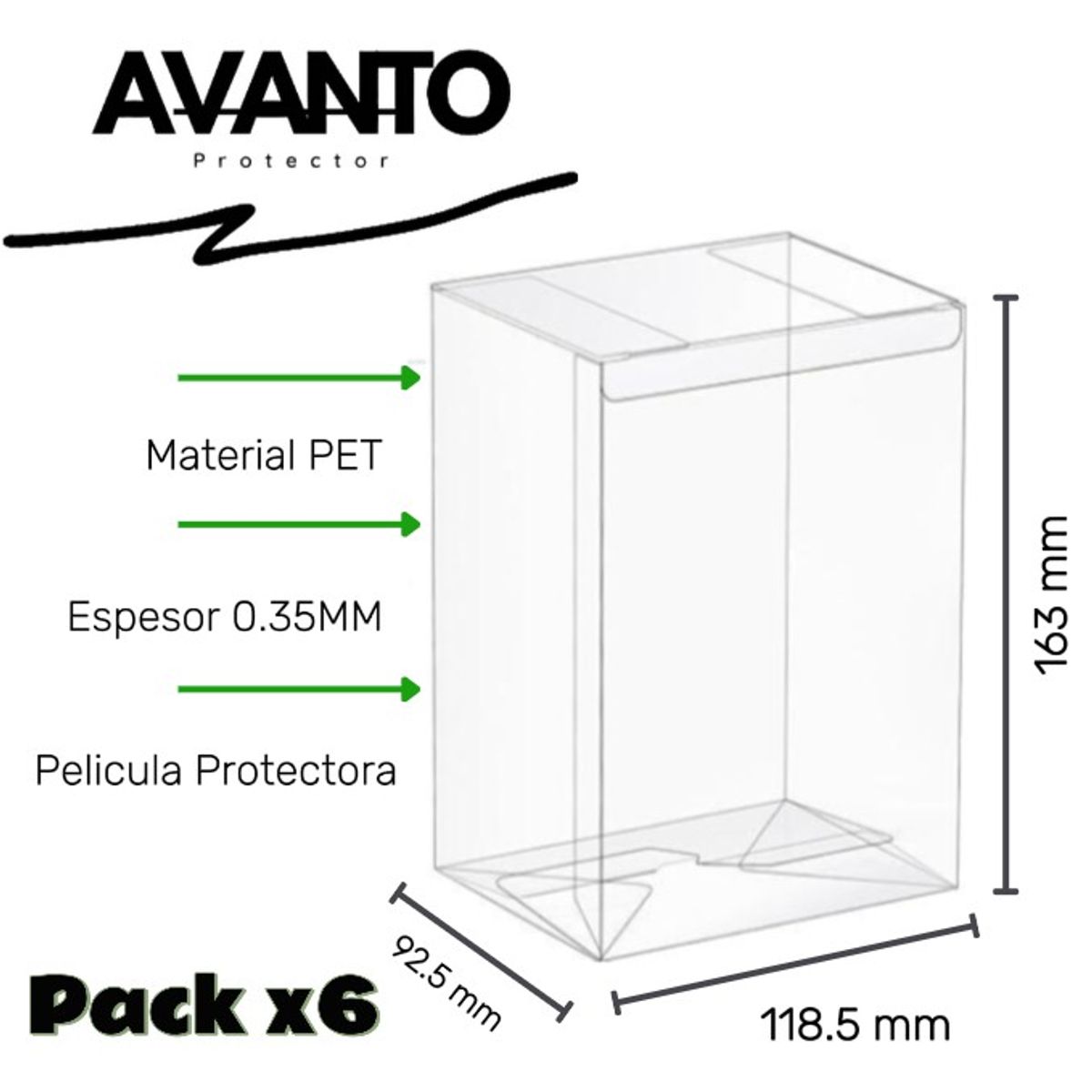 GENERICO - Protector de Funko Pop 4''  Espesor 0.35mm