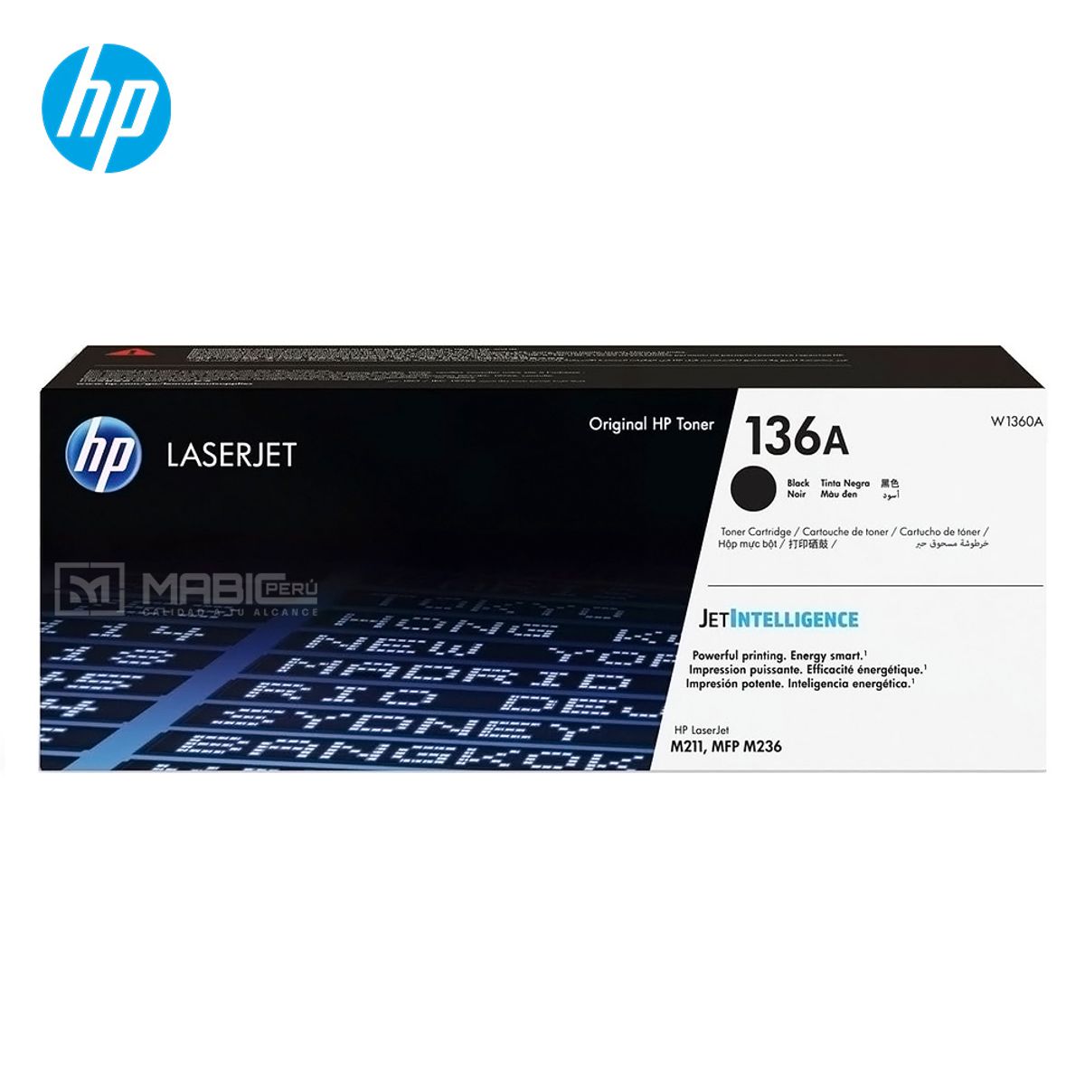 HP - TONER HP 136A NEGRO W1360A LJ M211 M236 M209 ORIGINAL