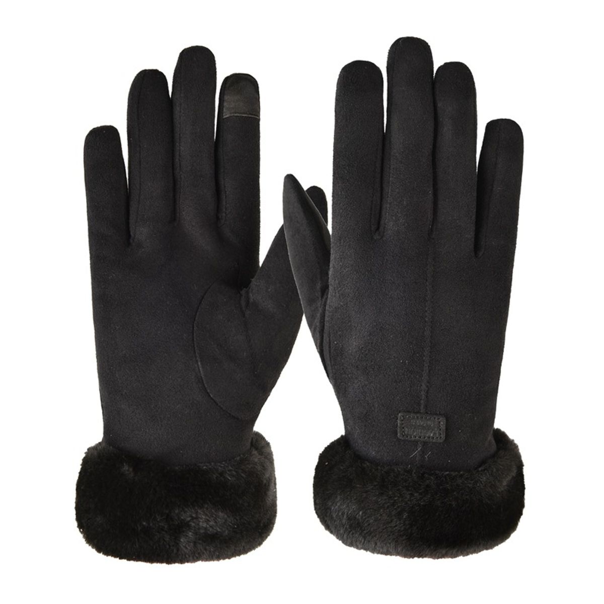 BLWOENS - Guantes de abrigo de invierno para mujeres - Negro