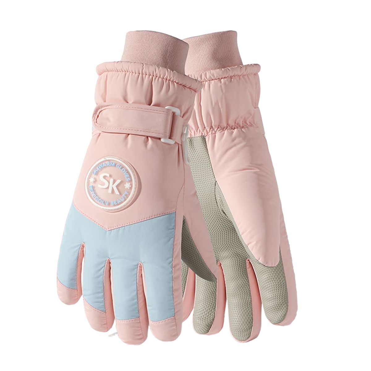 BLWOENS - Guantes de abrigo de invierno para mujeres - Rosa