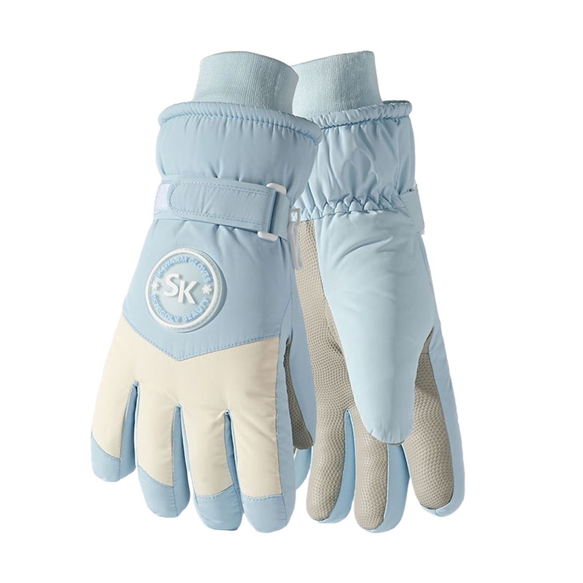 BLWOENS - Guantes de abrigo de invierno para mujeres - Azul