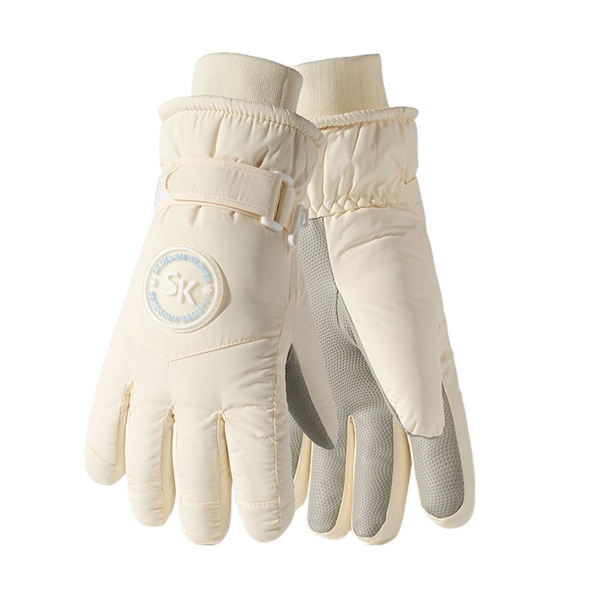 BLWOENS - Guantes de abrigo de invierno para mujeres - Blanco