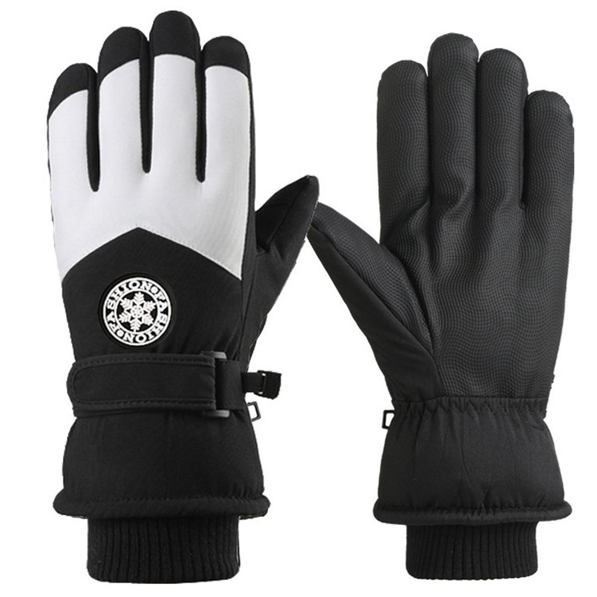 BLWOENS - Guantes de abrigo de invierno para mujeres - Negro