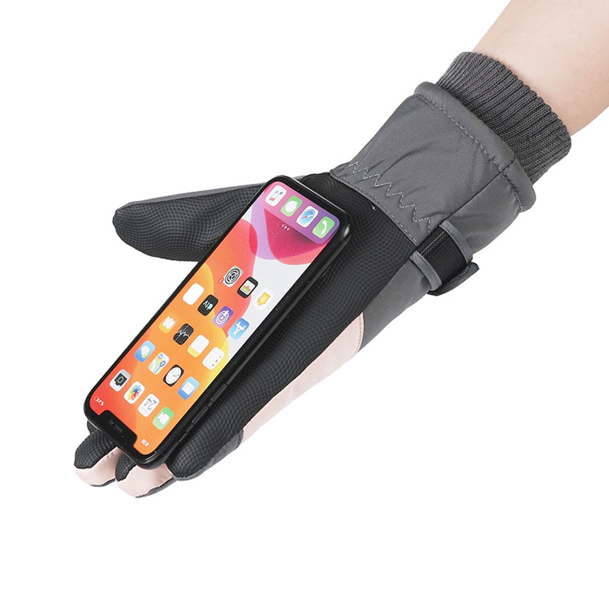 BLWOENS - Guantes de abrigo de invierno para mujeres - Negro