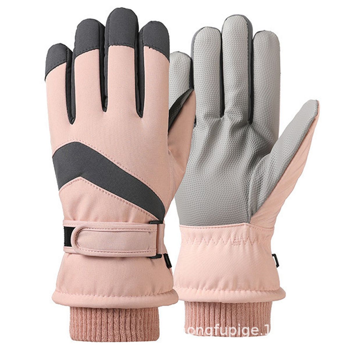 BLWOENS - Guantes de abrigo de invierno para mujeres - Rosa
