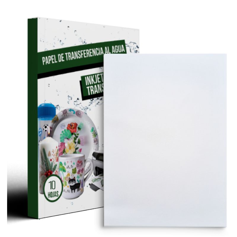 GENERICO - Papel de transferencia al agua decal inkjet X10H A4