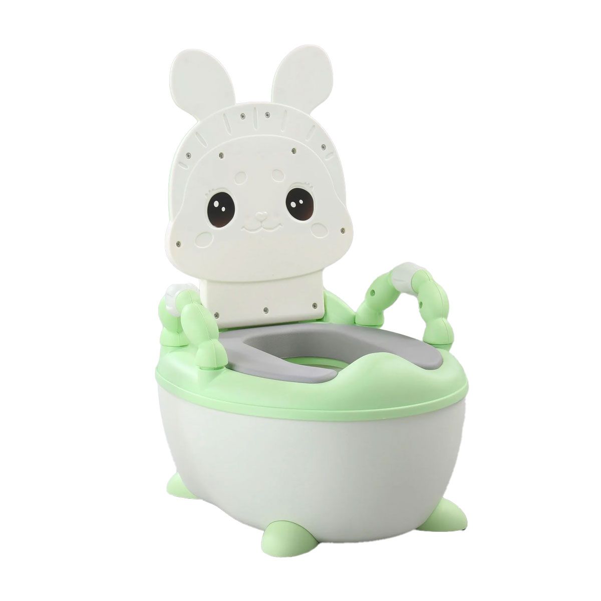 GRETAIL - Bacín Entrenamiento Inodoro Infantil Conejito Verde