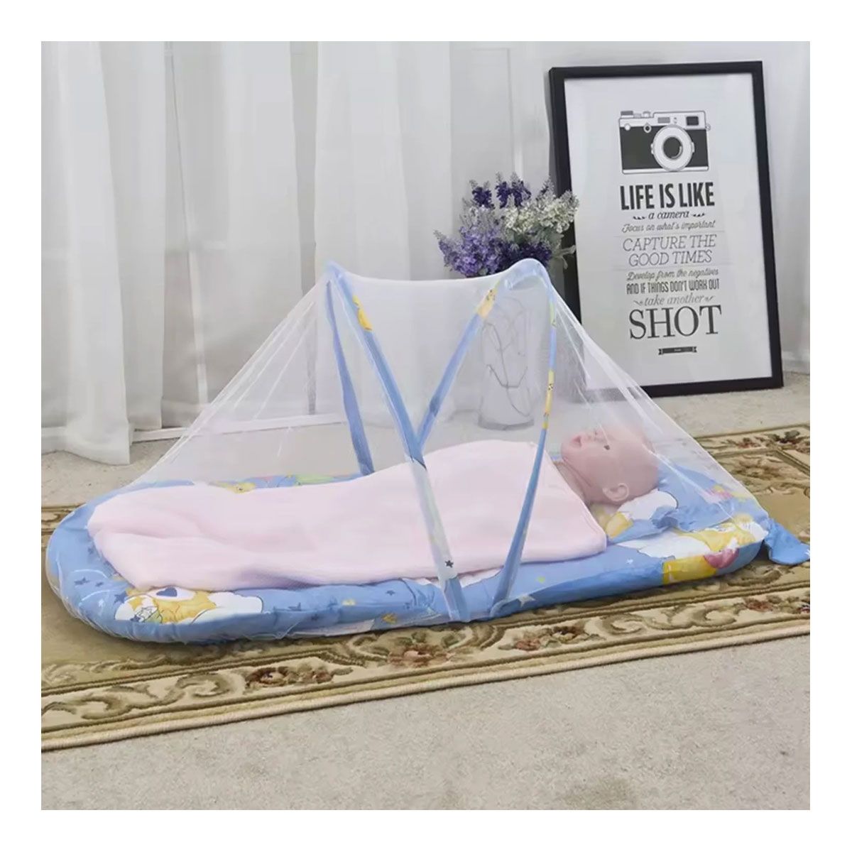 GENERICO - Cuna Moisés Portátil Para Bebe Contra Zancudos Mosquitos C