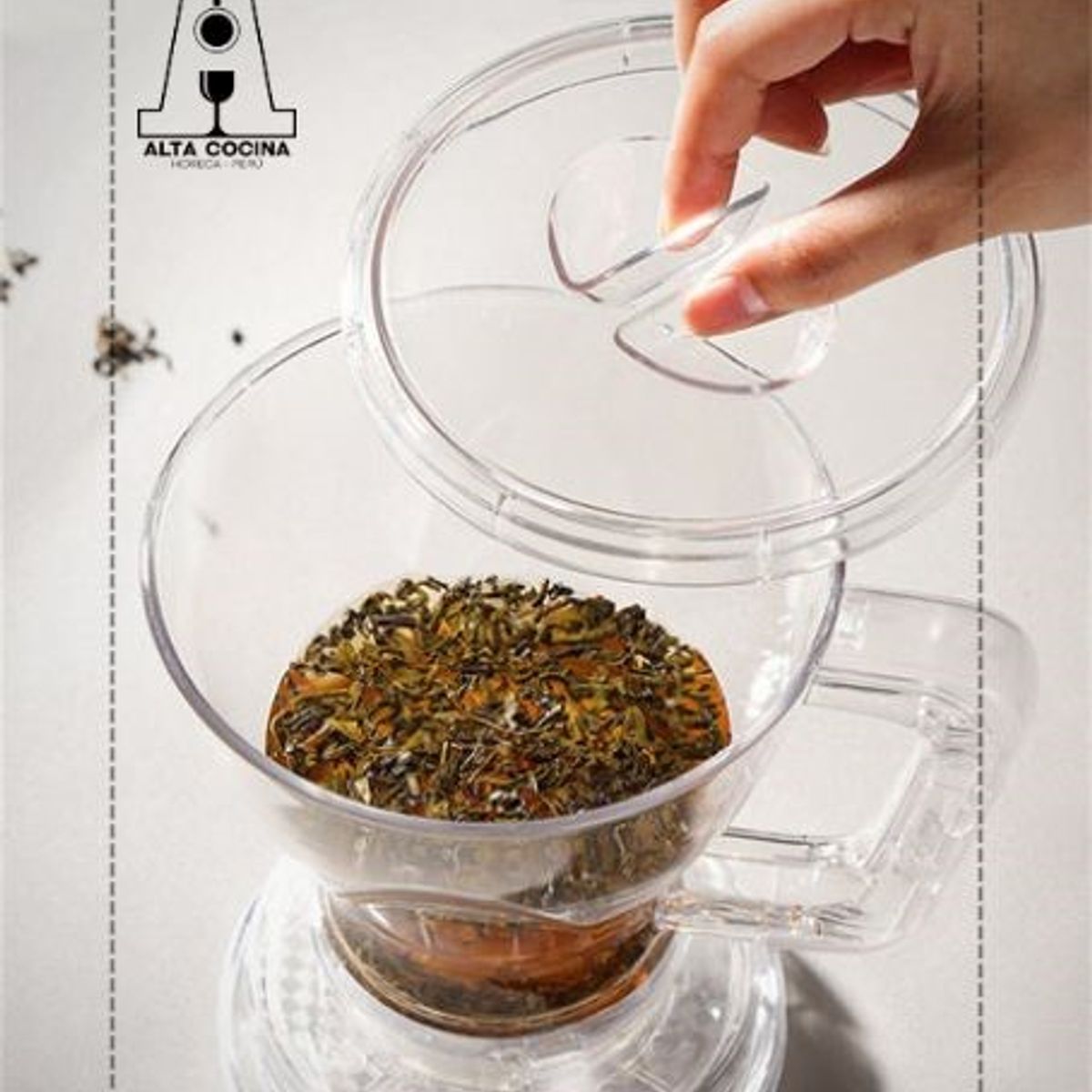 GENERICO - JARRA INFUSORA PARA HACER TÉ 500 ML  MAGIC TEA  COLOR GRIS