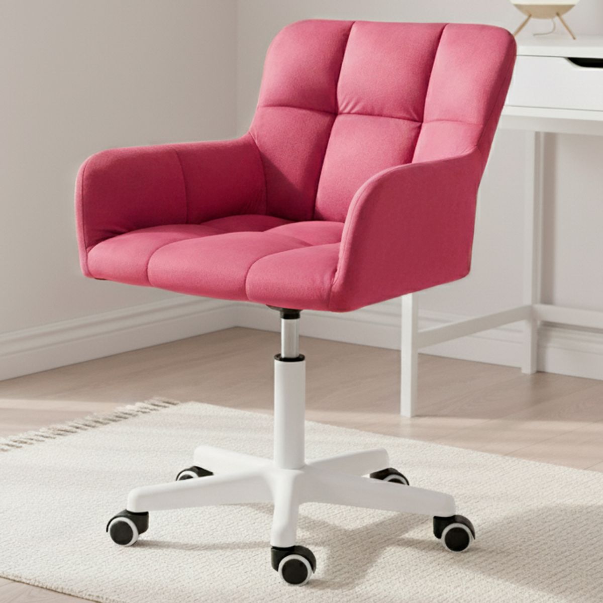 BUCKINGHAM - Silla Giratoria de Escritorio Oficina Buckingham Curve Rosado Bean