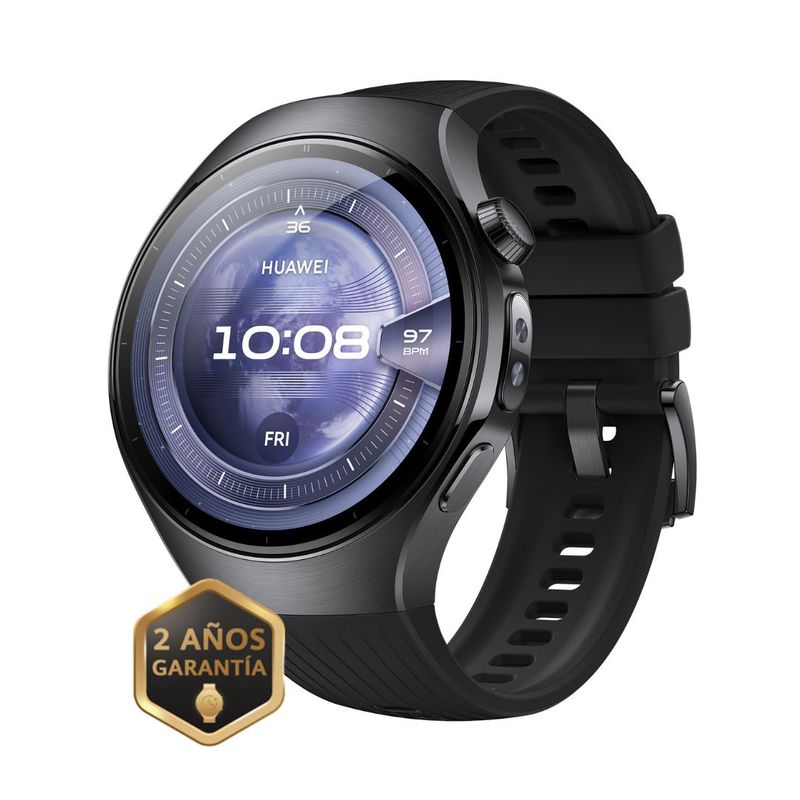 HUAWEI - Smartwatch HUAWEI Watch 5 Negro 46mm GPS - Esim + FreeBuds 6i Blanco