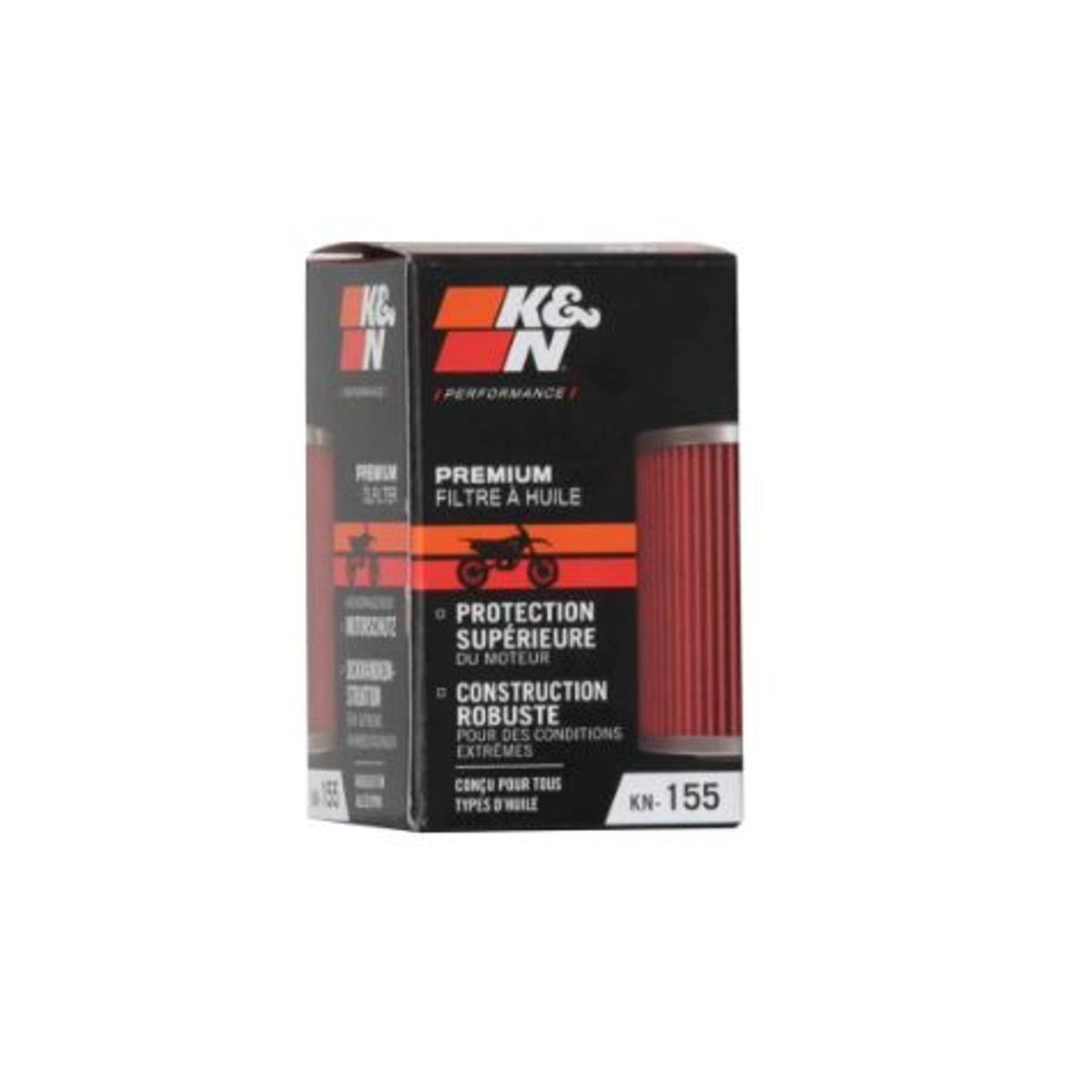 K&N - FILTRO DE ACEITE K&N KN-155