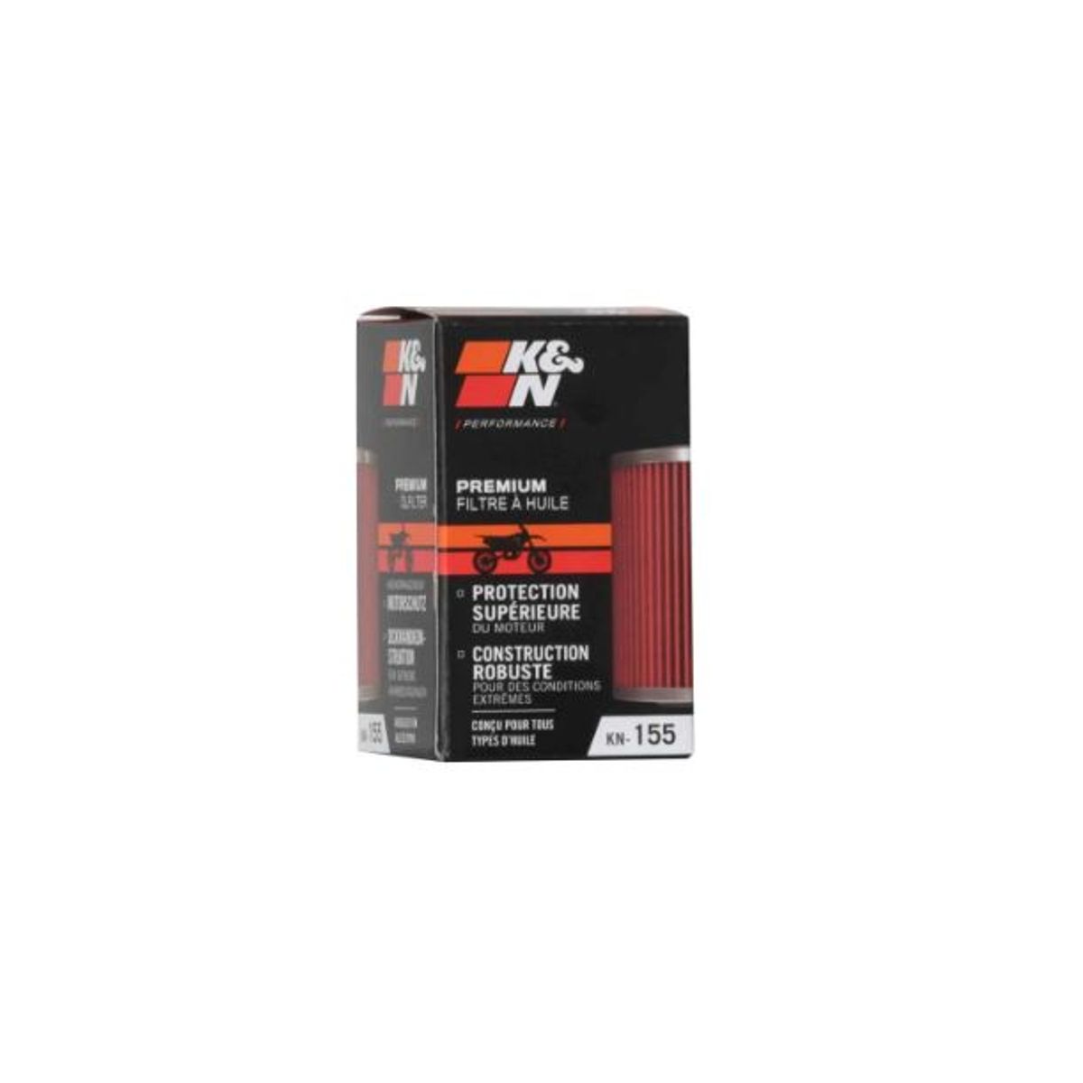 K&N - FILTRO DE ACEITE K&N KN-155