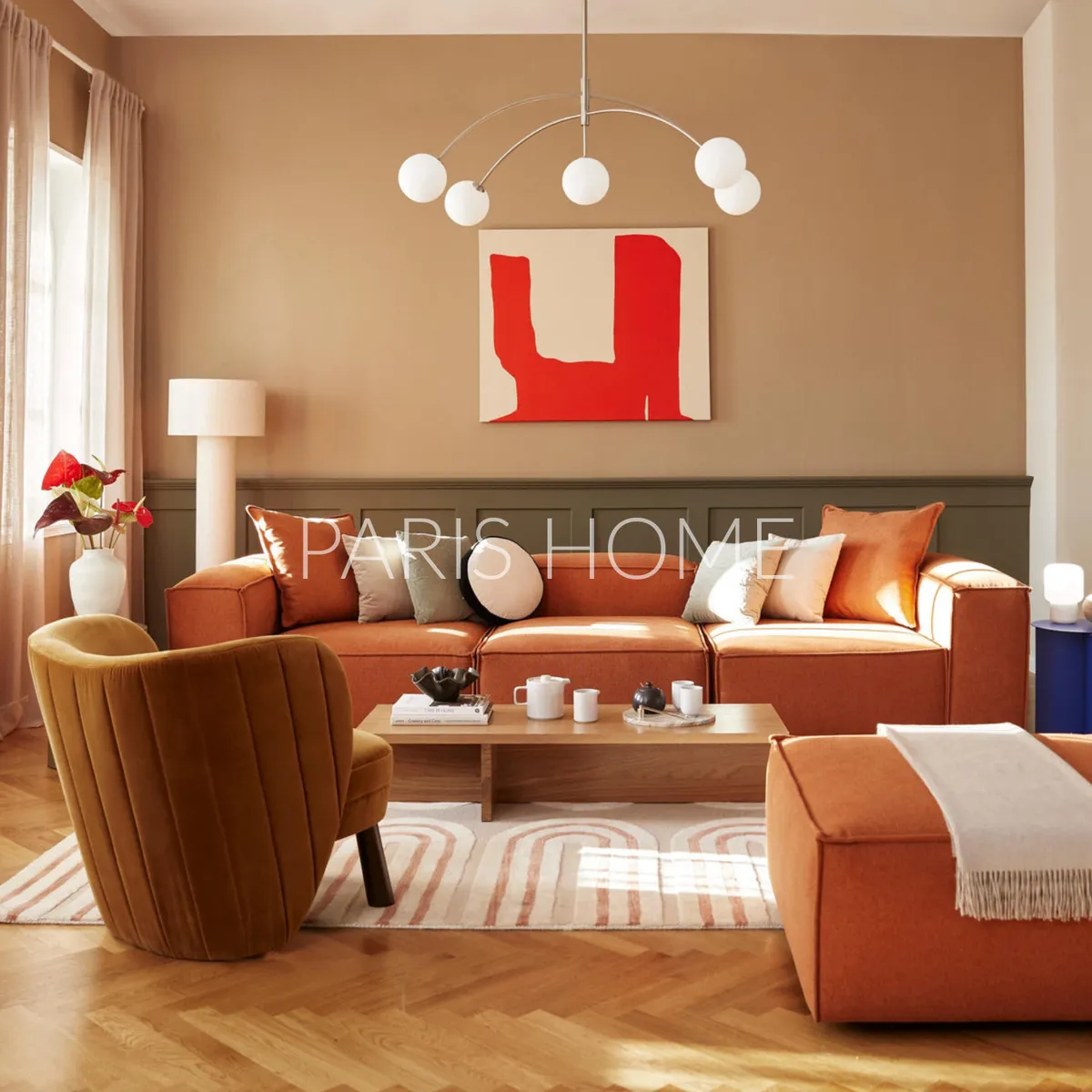 GENERICO - Banqueta Monarch Tejido - Terracota