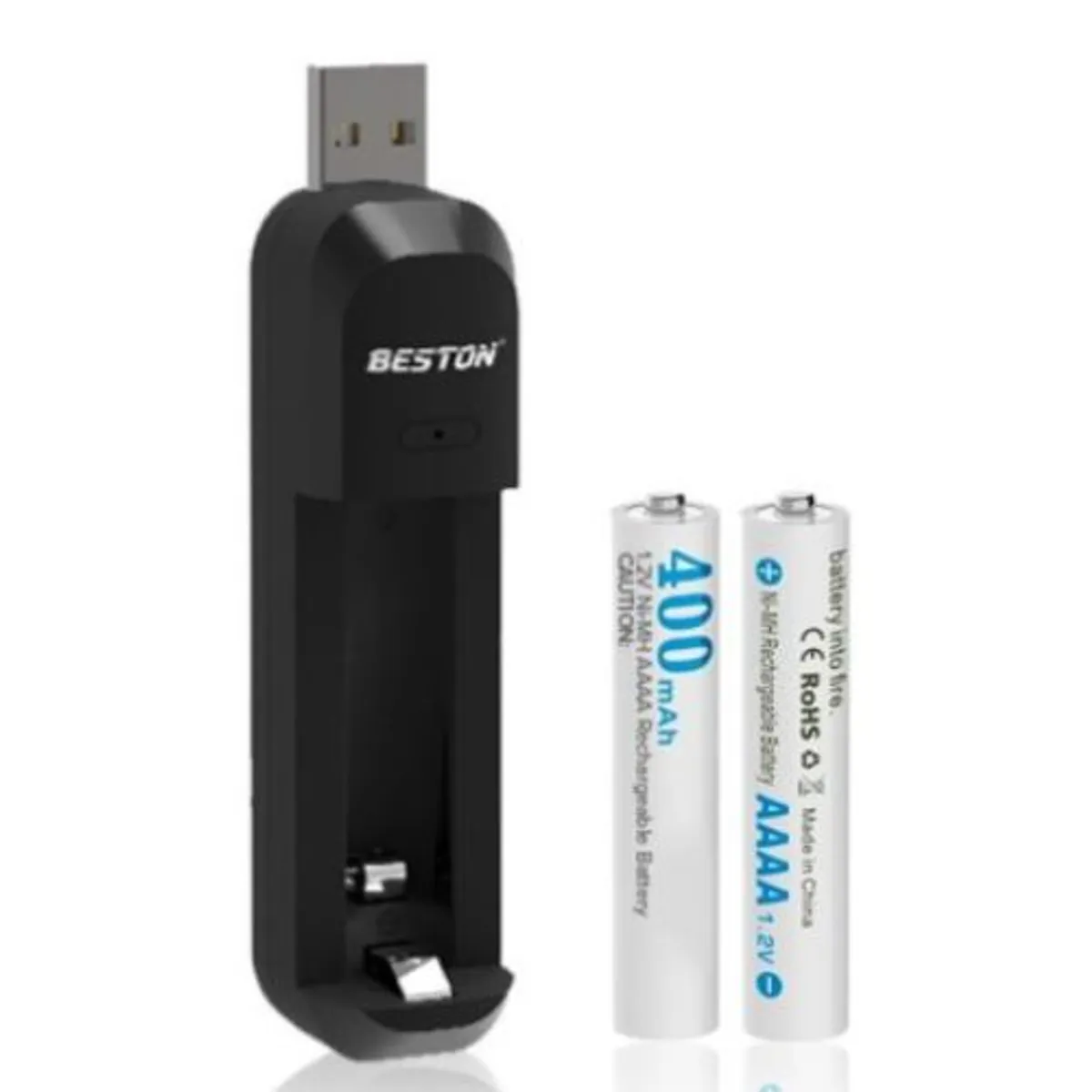 BESTON - BESTON C8018B 2PCS Ni-MH AAAA BATERIA USB CARGADOR