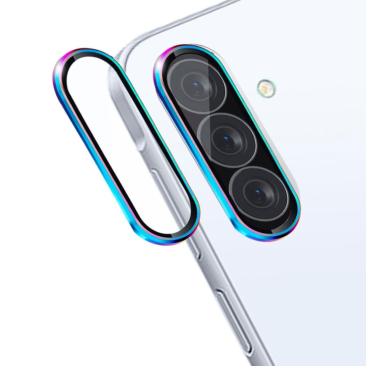 GENERICO - Protector de Cámara Compatible con Galaxy A35 - Multicolor