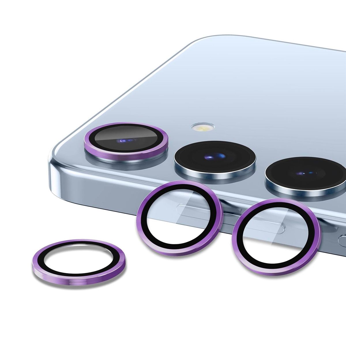 GENERICO - Protector de Lente Glass Individual Compatible con Galaxy A36 Lila