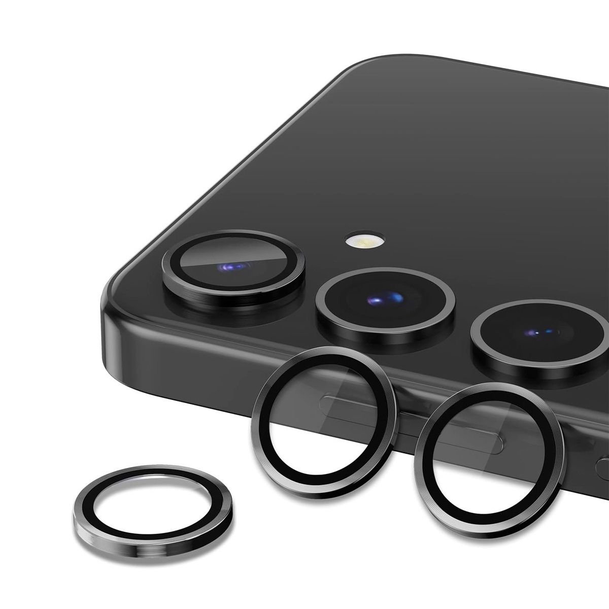 GENERICO - Protector de Lente Glass Individual Compatible con Galaxy A55 Gris