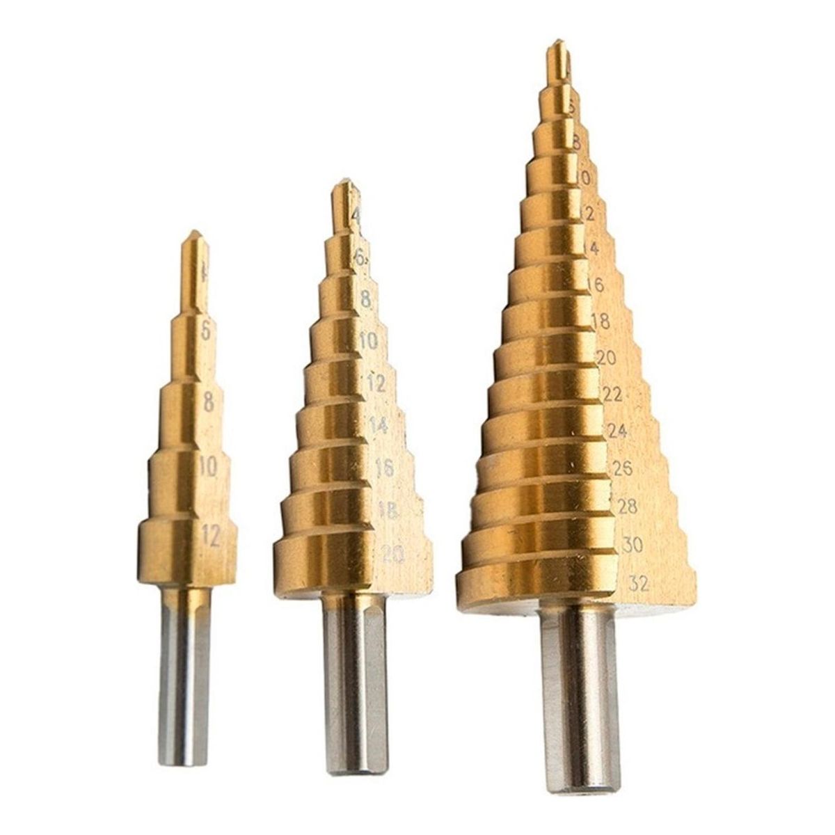 KAMASA - Juego De Brocas Escalonada Kamasa 3Pzs KM1576