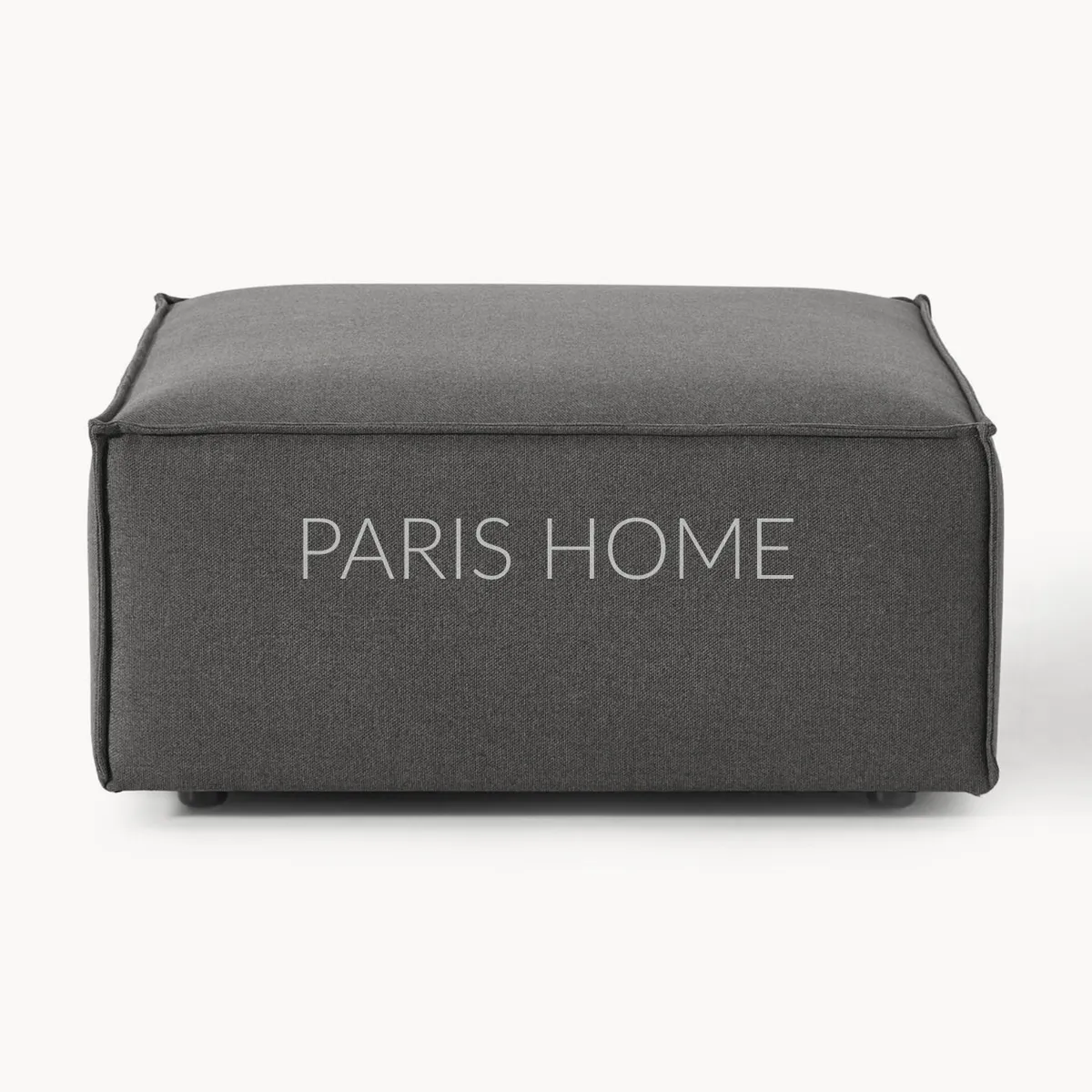 GENERICO - Banqueta Monarch Tejido - Gris Oscuro