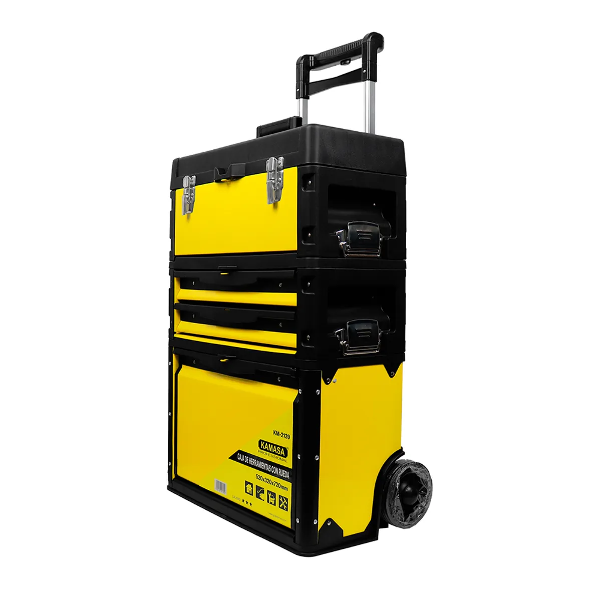 KAMASA - Caja De Herramientas Con Ruedas Kamasa 520X300X720Mm KM2139