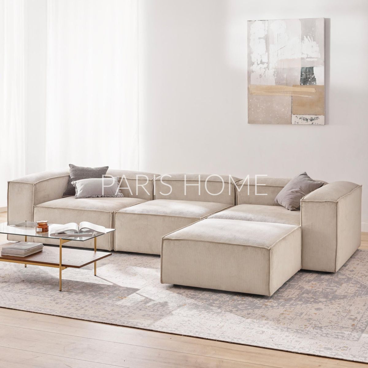 GENERICO - Banqueta Monarch Pana - Beige