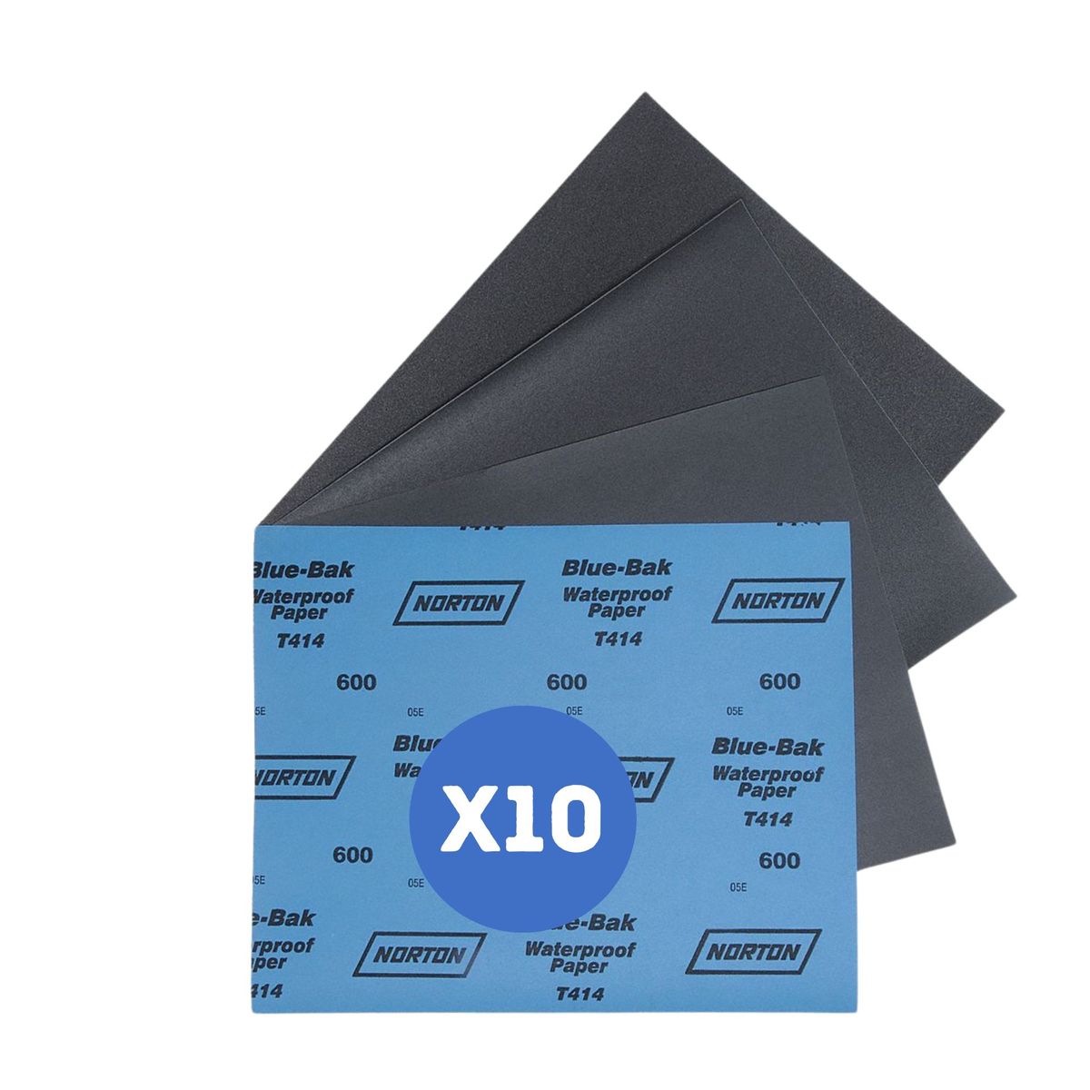 NORTON - Lija de Fierro GR60 Pack 10 NORTON