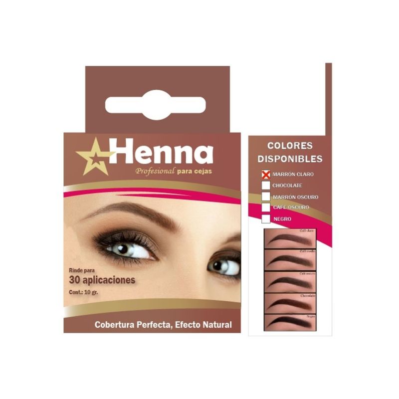 GENERICO - CEJAS MARRON CLARO - HENNA