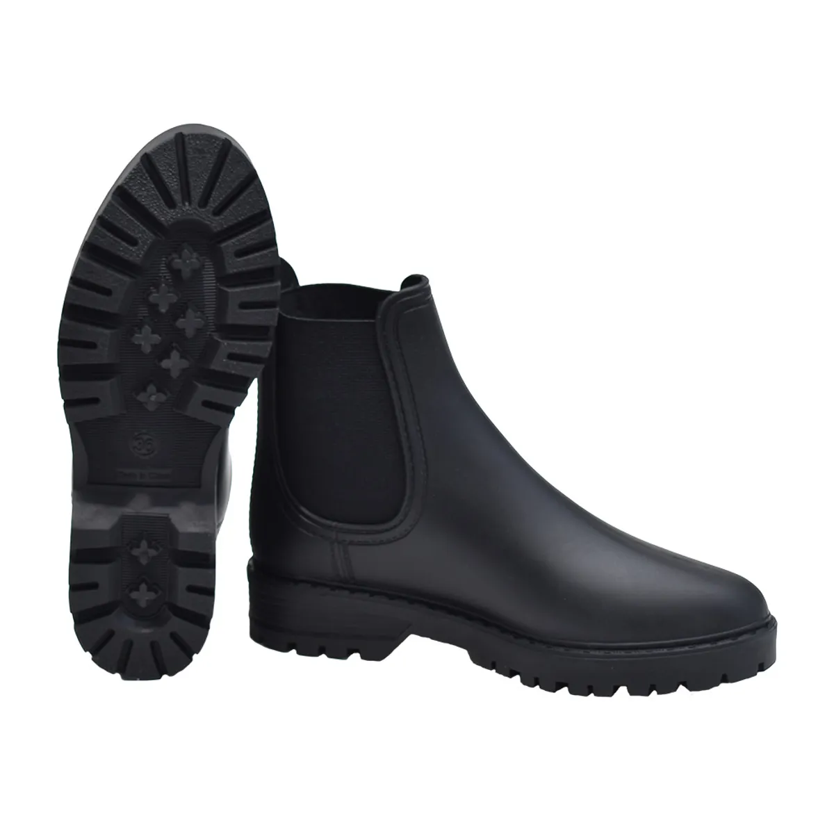 GENERICO - BOTAS DE LLUVIA LONDON NEGRO