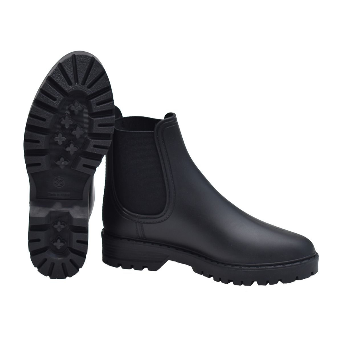 GENERICO - BOTAS DE LLUVIA LONDON NEGRO