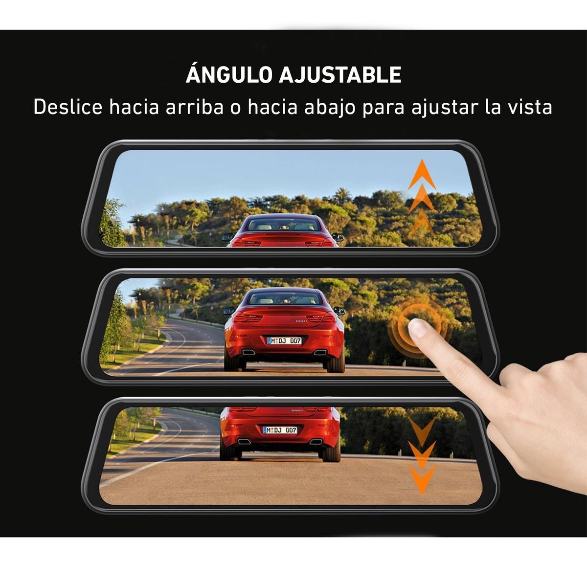 NEO DIGITAL - Cámara de tablero para carro Ultra HD doble lente 9.6 pulgadas L4060