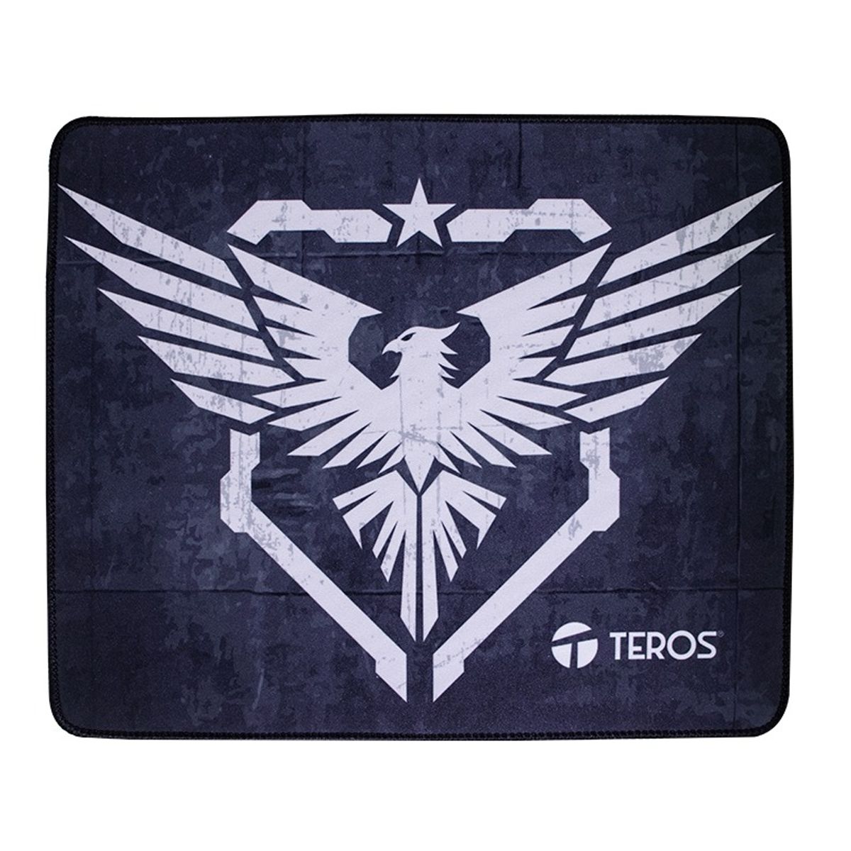 TEROS - Mouse Pad Teros Ergonómicos Te-3014s Negro Con Diseño
