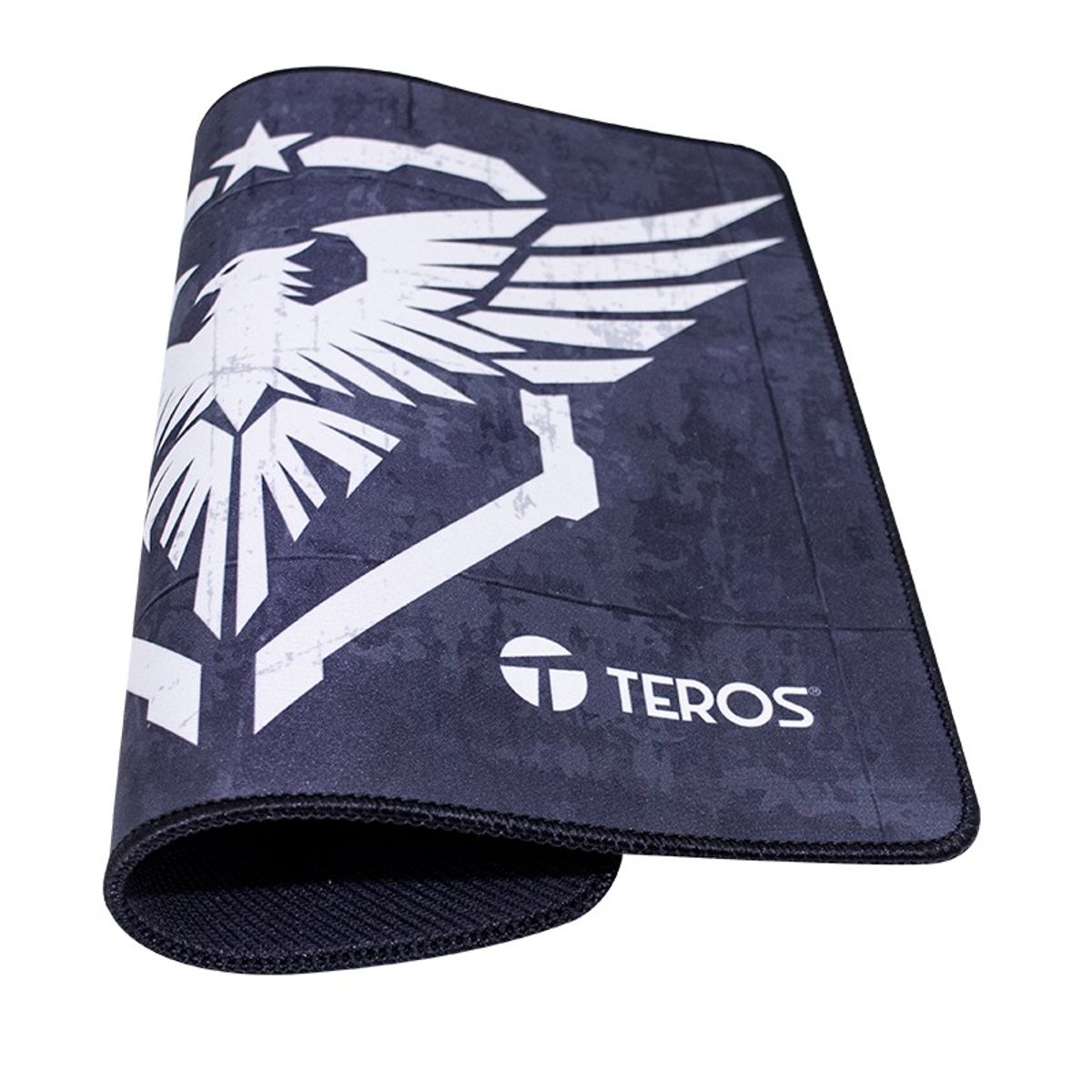 TEROS - Mouse Pad Teros Ergonómicos Te-3014s Negro Con Diseño