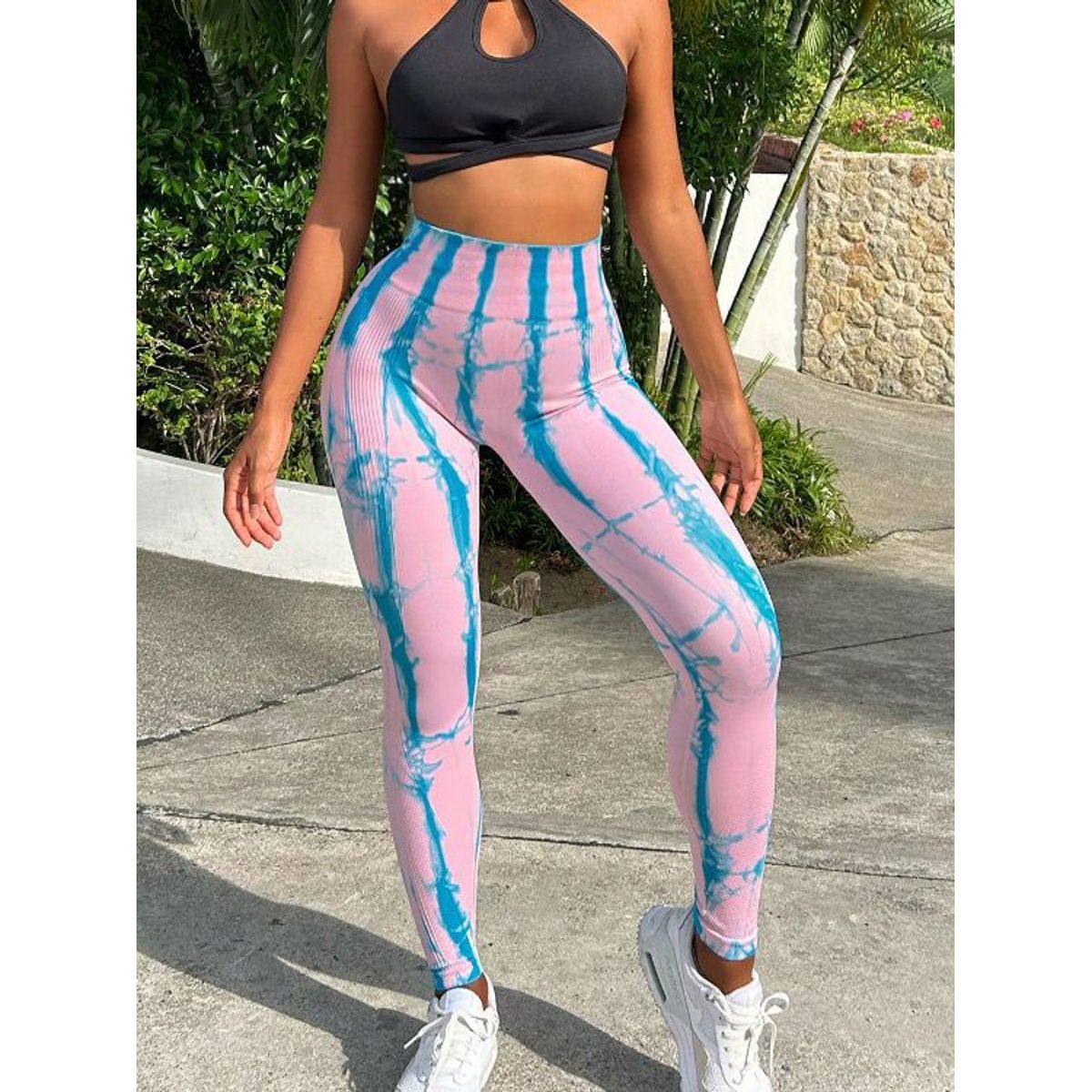 GENERICO - leggin yoga modelo arcoiris