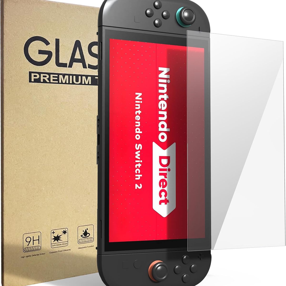 GENERICO - Mica para Nintendo Switch 2 (2025) Protector de Pantalla  Vidrio Templa