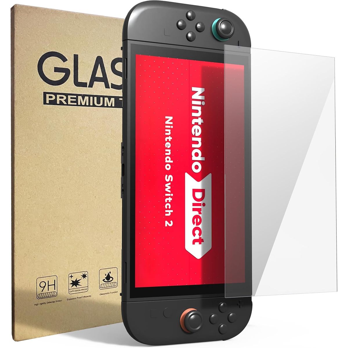 GENERICO - Mica para Nintendo Switch 2 (2025) Protector de Pantalla  Vidrio Templa