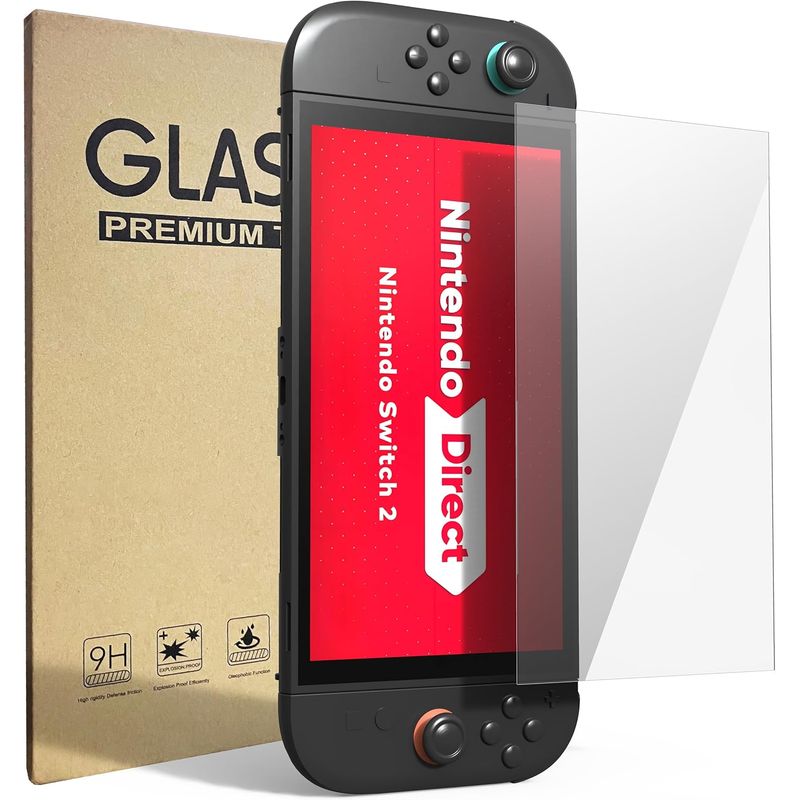 GENERICO - Mica para Nintendo Switch 2 (2025) Protector de Pantalla  Vidrio Templa