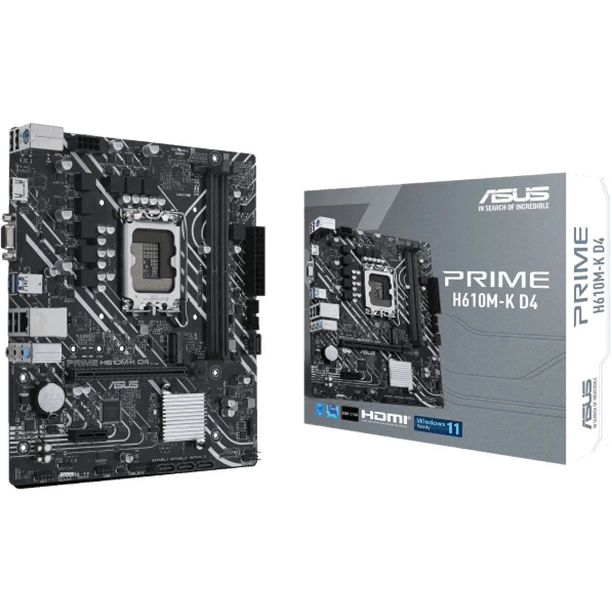 ASUS - MOTHERBOARD ASUS PRIME H610M-K D4 INTEL H610 LGA1700 MATX