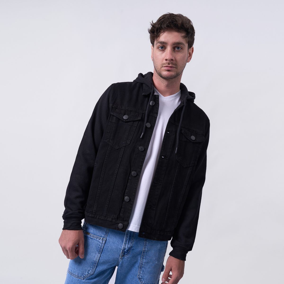 MACHINE - CASACA DI24HUSTON DENIM RIGIDO