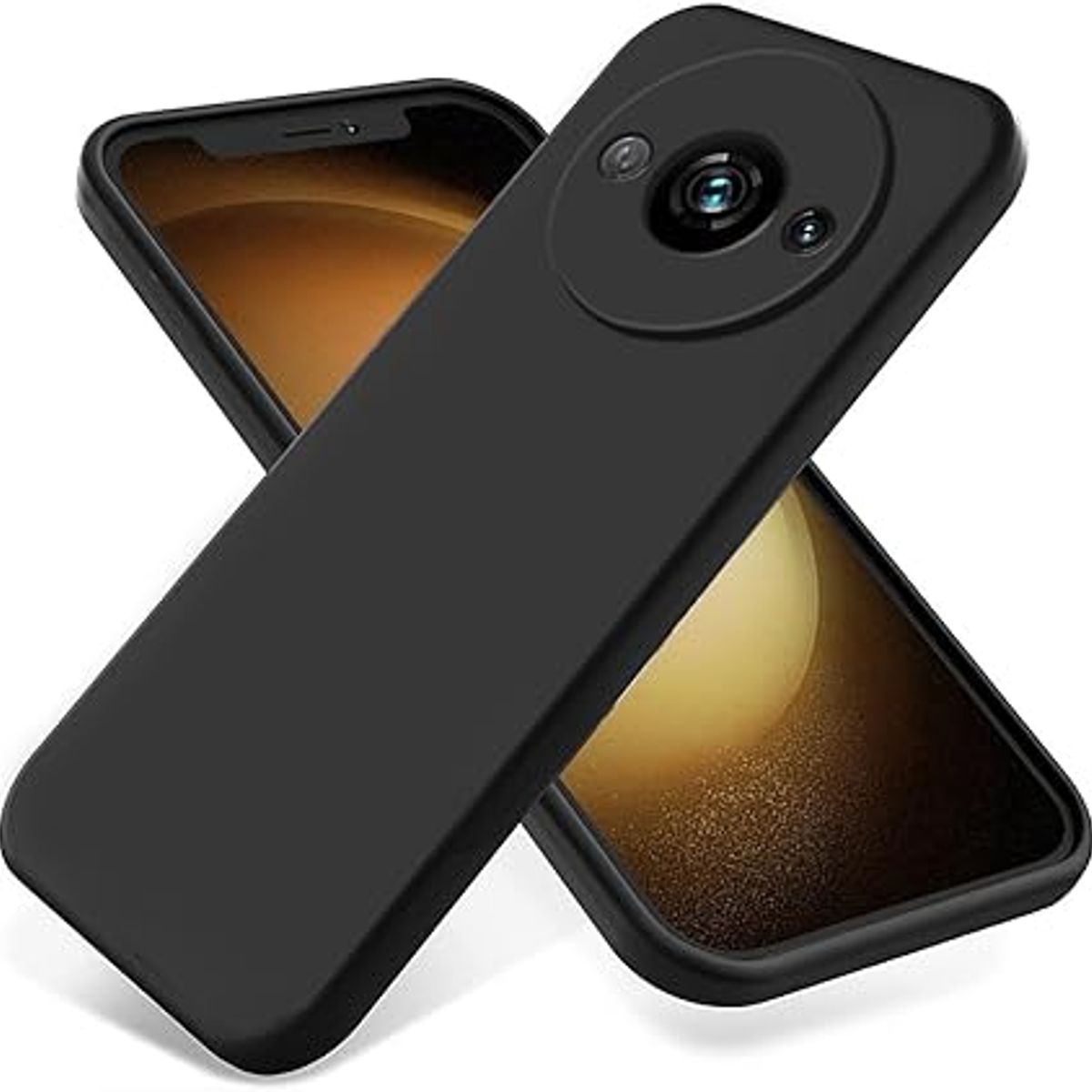 GENERICO - Case Protector para Xiaomi Redmi A3 Silicona Negro